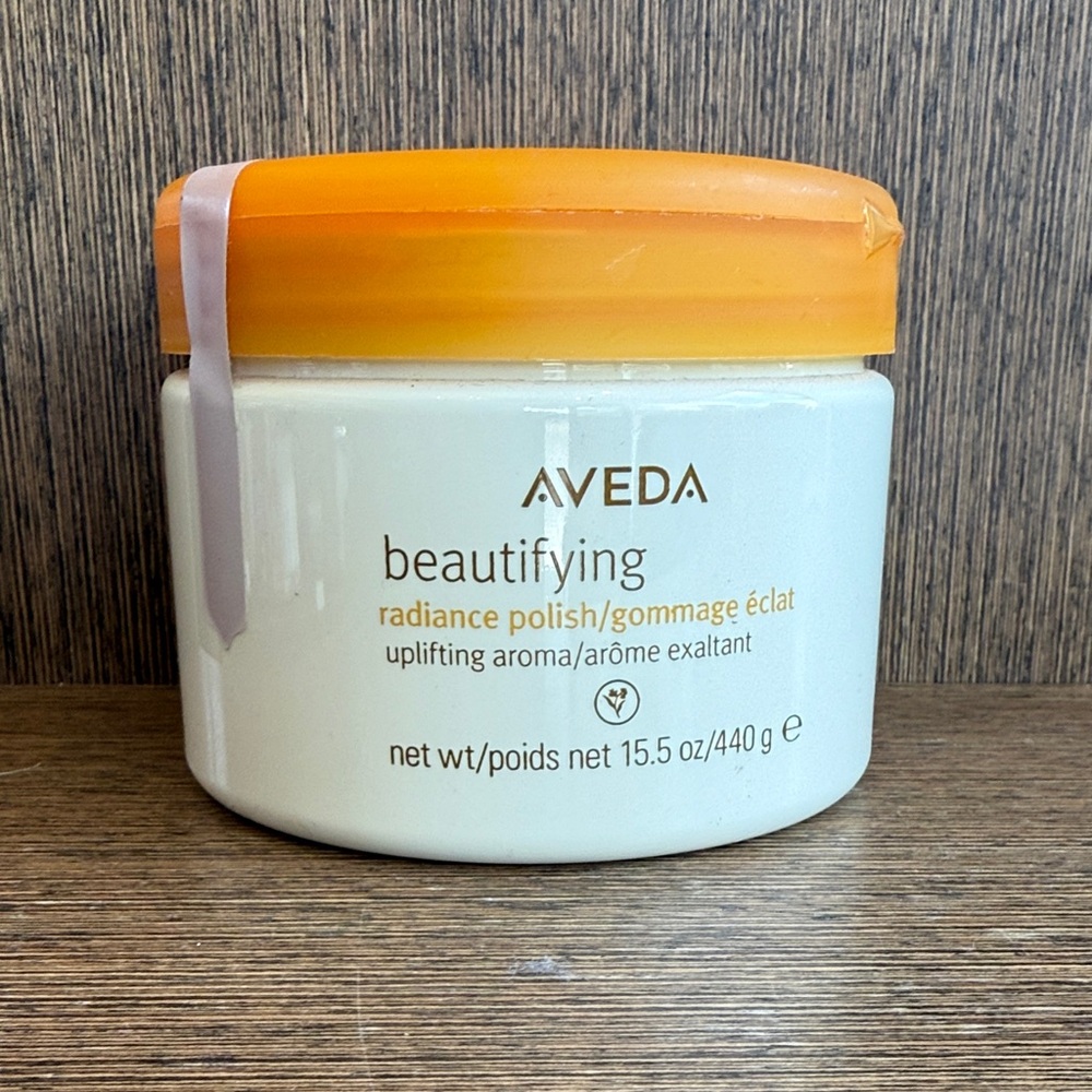AVEDA Beautifying Radiance Polish - Orange and White